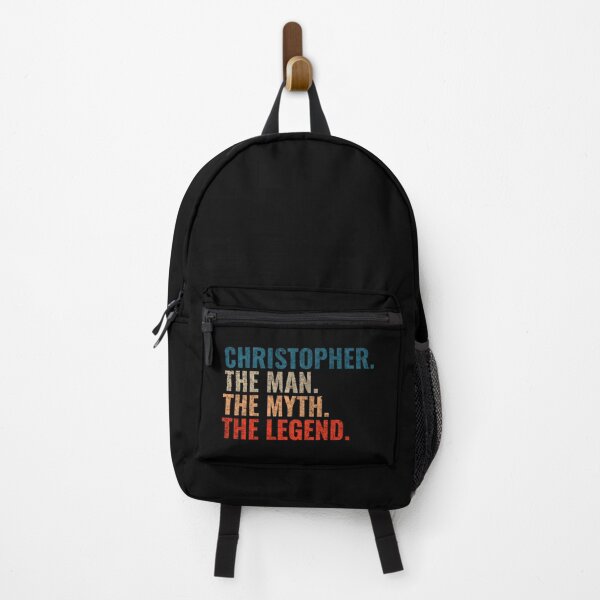 Item preview, Christopher The Man The Myth The legend Christopher Name Retro 70s distress designed and sold by Teelogic.