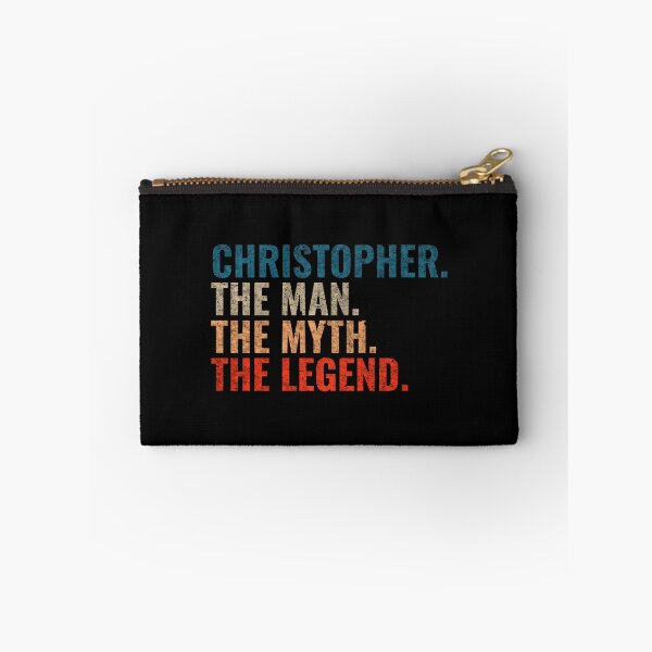 Item preview, Christopher The Man The Myth The legend Christopher Name Retro 70s distress designed and sold by Teelogic.