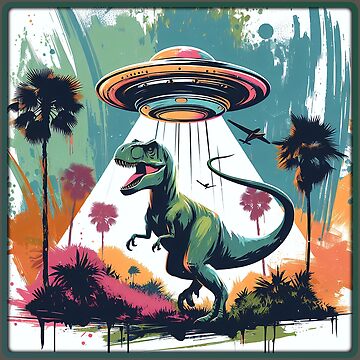 Vorschaubild zum Design UFO findet Dinosaurier von Kobeko