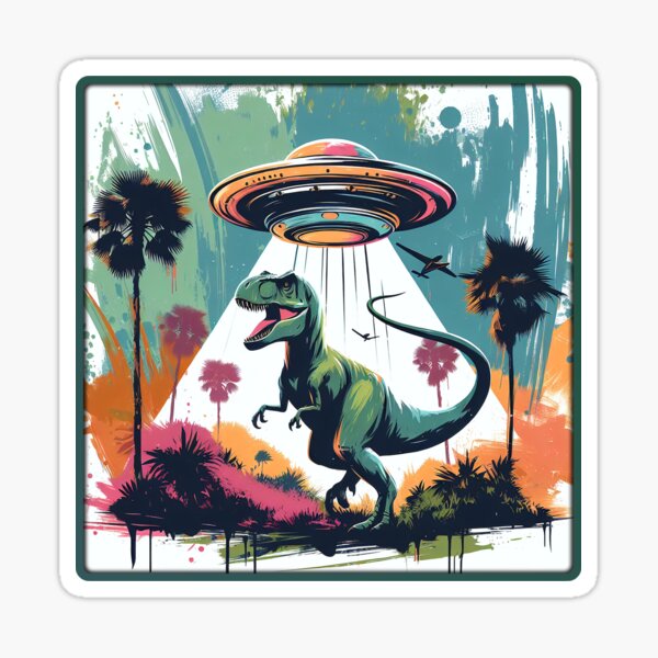 Item preview, UFO finds dinosaur designed and sold by Kobeko.