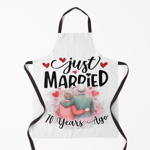 Item preview, Just Married 70 Years Ago designed and sold by skeastore.