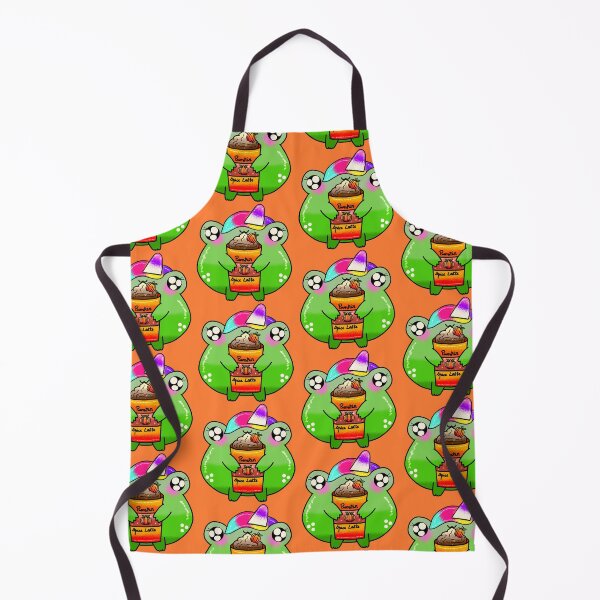 Item preview, Unicorn frog enjoying Spicy Pumpkin latte fall season designed and sold by Quacktails.