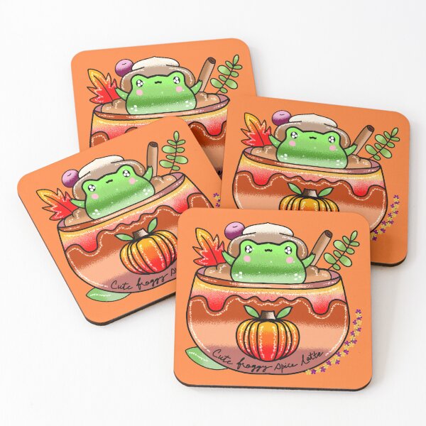 Item preview, Froggy Delight pumpkin spice latte season designed and sold by Quacktails.