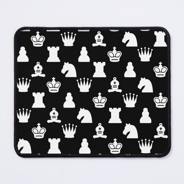 Item preview, Stylish White Chess Pieces Check Pattern  designed and sold by Nabucodonoshop.