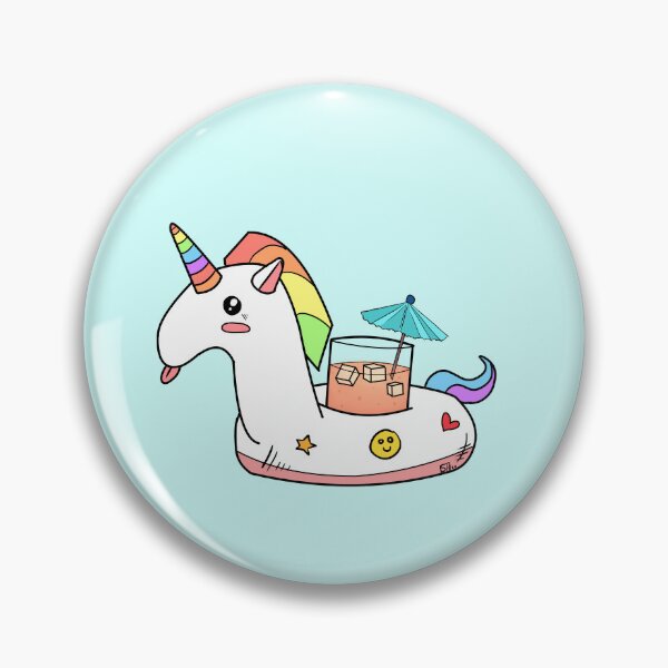 Item preview, Unicorn Pool floaty with soda designed and sold by SheboahArt.