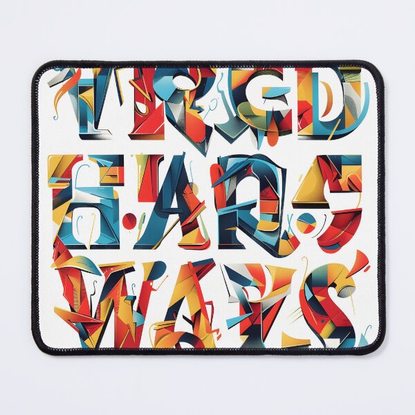 Item preview, Generate a bold and artistic alphabet from A to Z, with each letter formed using abstract. designed and sold by JsKpY.