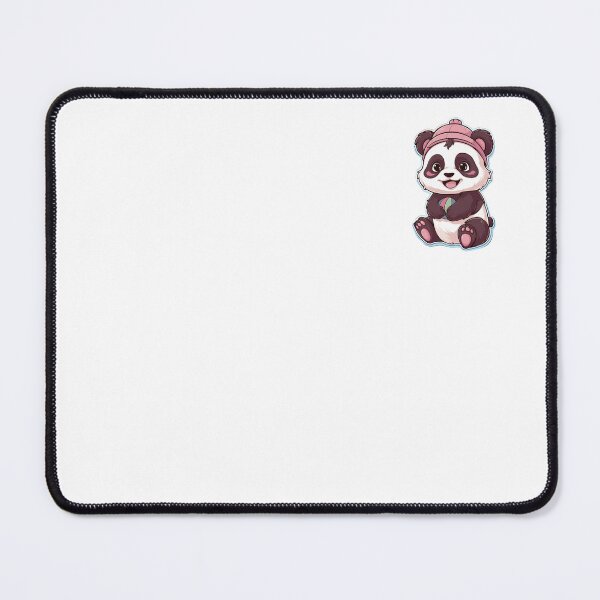 Item preview, Cute Panda in a Hat White and Brown Coffee Panda Adorable Design designed and sold by Flowrena.
