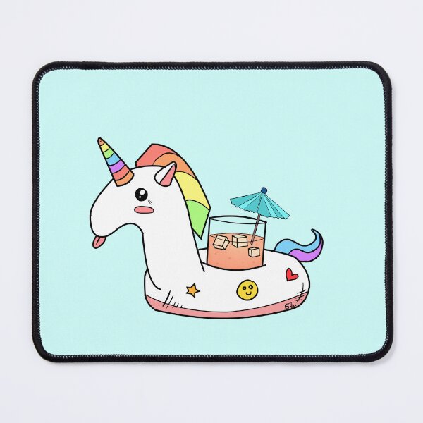Item preview, Unicorn Pool floaty with soda designed and sold by SheboahArt.
