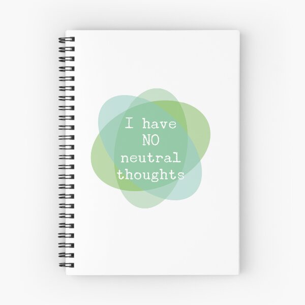 Item preview, ACIM lesson 16 I have no neutral thoughts designed and sold by Amanda Webster.