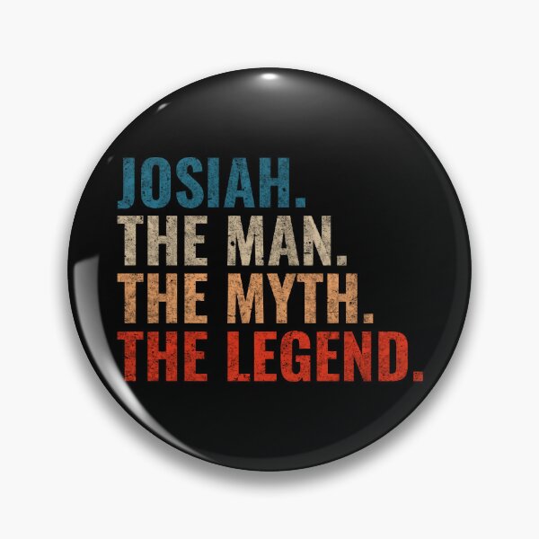 Artikelvorschau, Josiah Der Mann Der Mythos Die Legende Josiah Name Retro 70er Jahre Distress entworfen und verkauft von Teelogic.