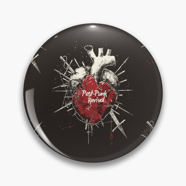 Item preview, Heart with "Post-punk revival" Text in Graffiti Style designed and sold by Piotrek0001.