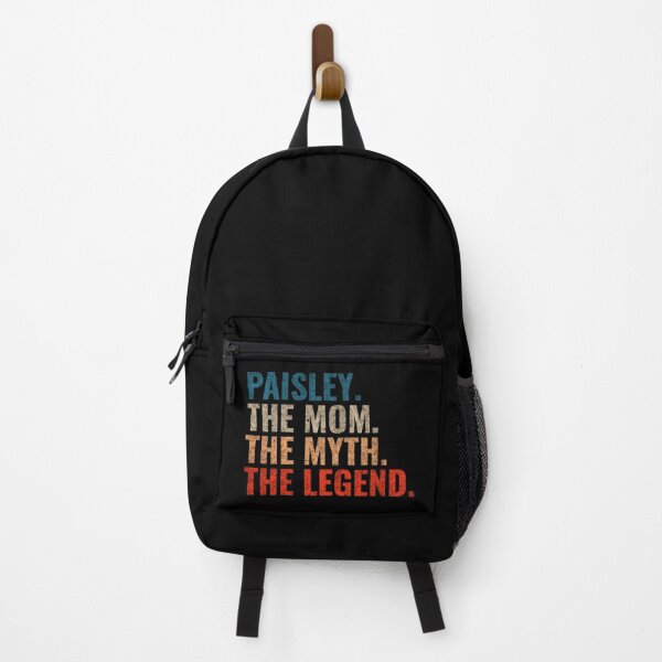 Item preview, Paisley The Mom The Myth The Legend Paisley Name Retro 70s distress designed and sold by Teelogic.