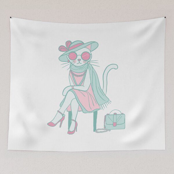 Item preview, Rich cat Sitting on chair designed and sold by KukiDiary.