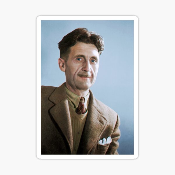 George Orwell Sticker