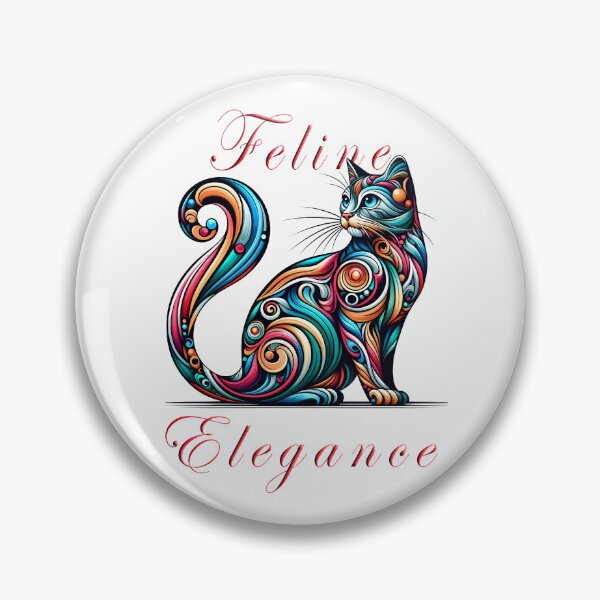 Item preview, Feline Elegance  designed and sold by Black Sands Art.
