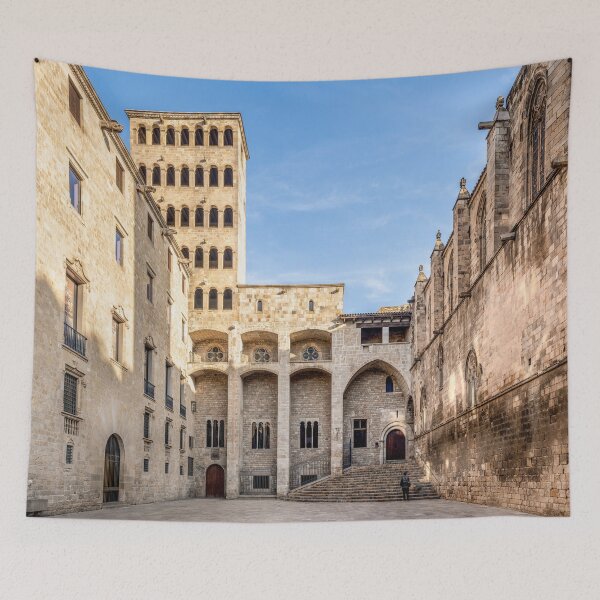 Item preview, Medieval Architecture at Plaça del Rei, Barcelona, Gothic Quarter, Catalonia, Spain designed and sold by Marc Garrido Clotet.