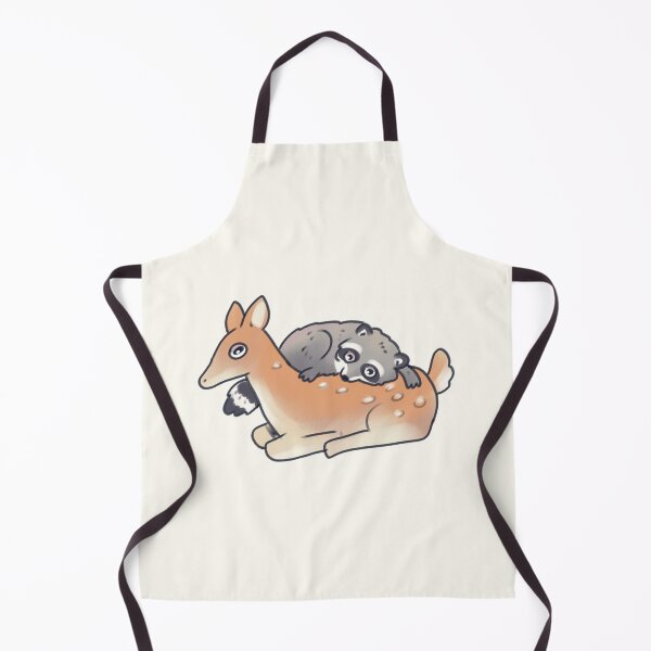 Item preview, Deer and raccoon friends designed and sold by Artofmayara.