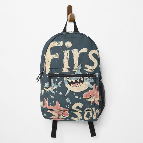 Item preview, First Son - Vintage Baby family Shark designed and sold by Bee Happy Creative™.