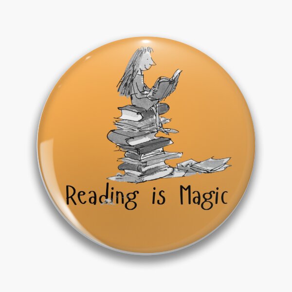 Item preview, Matilda Book week 2024 sticker book week reading is magic Matilda  designed and sold by LaundrySalt.