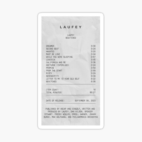 Item preview, Album Receipt - Bewitched designed and sold by mitchgraney.