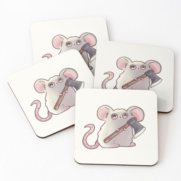 Item preview, Cute Axe mouse illustration  designed and sold by Artofmayara.