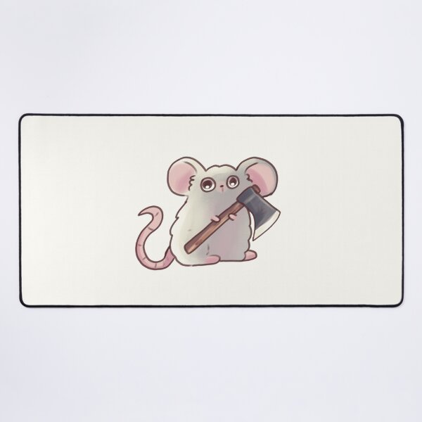 Item preview, Cute Axe mouse illustration designed and sold by Artofmayara.
