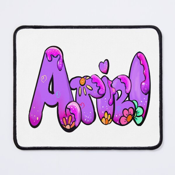 Item preview, Ariel popular girls name woman women’s first name in purple drip calligraphy Ariel designed and sold by Artonmytee.