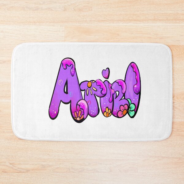 Item preview, Ariel popular girls name woman women’s first name in purple drip calligraphy Ariel designed and sold by Artonmytee.