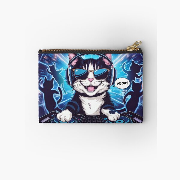 Item preview, Cat Deejay designed and sold by tee-blah-blah.