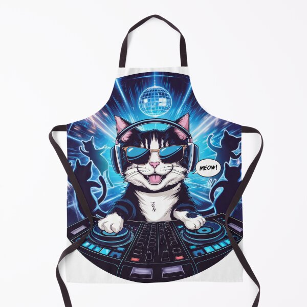 Item preview, Cat Deejay designed and sold by tee-blah-blah.