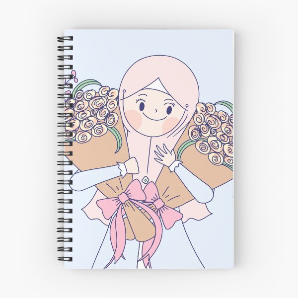 Item preview, hijab girl with flower designed and sold by shinoportogis.