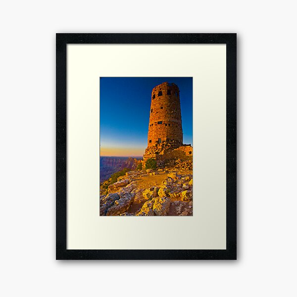 Grand Canyon East Entrance Tower Framed Art Print