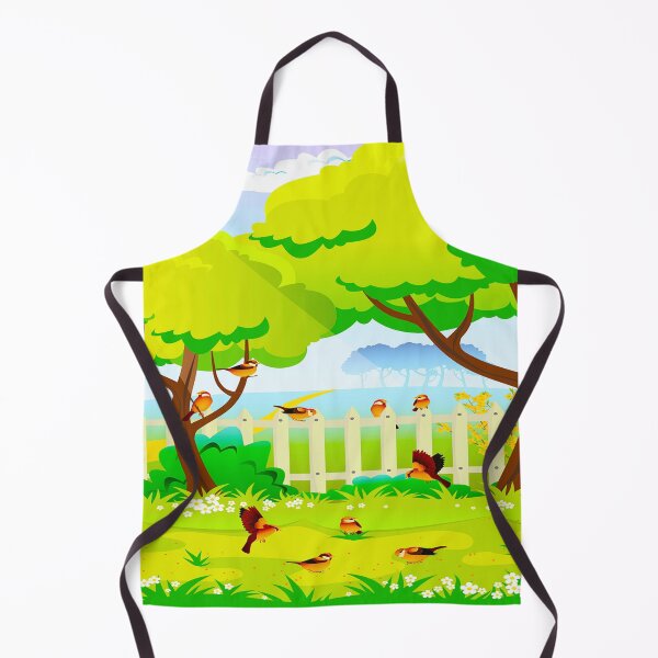 Item preview, A garden and birds- Stunning nature designed and sold by nooritasoftness.