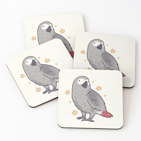 Item preview, Gray african parrot  designed and sold by Artofmayara.