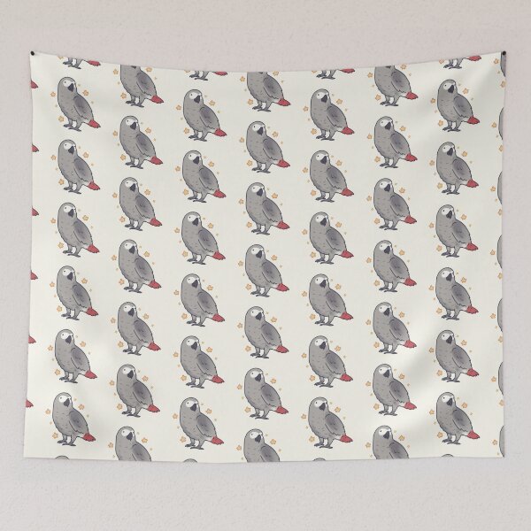 Item preview, Gray african parrot  designed and sold by Artofmayara.