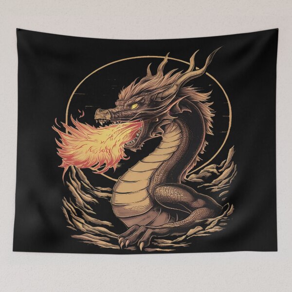 Item preview, Fire Breathing Dragon designed and sold by AlphaTeez.