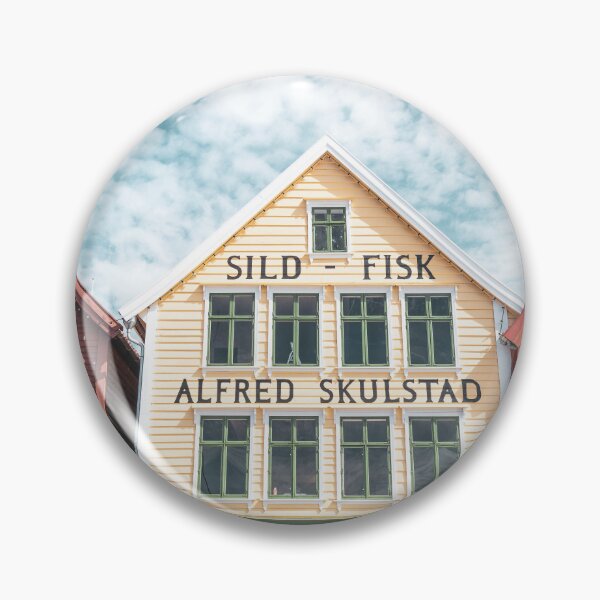 Item preview, Retro world heritage site Bryggen in Bergen, Norway - summer architecture and travel photography designed and sold by Christa Stroo Photography.