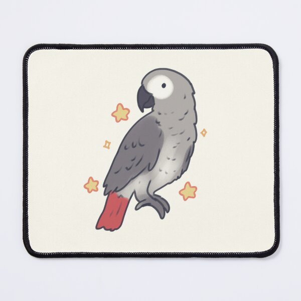 Item preview, Cute Gray african parrot art designed and sold by Artofmayara.