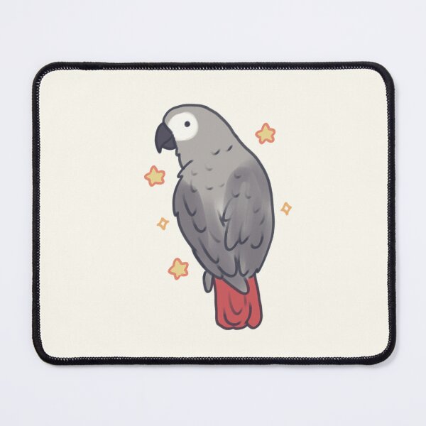 Item preview, Gray african parrot art designed and sold by Artofmayara.
