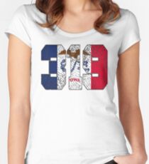 ALWAYS REPPIN' THE 319 Women's Fitted Scoop T-Shirt