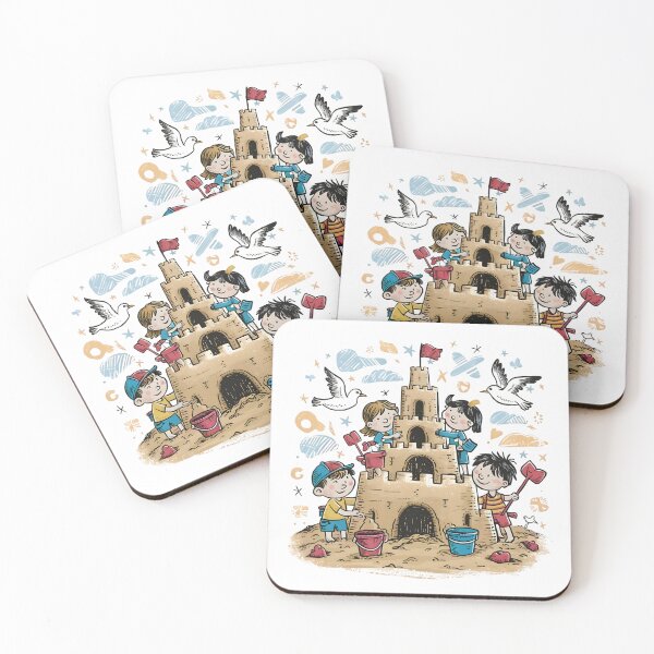 Item preview, Joyful Sandcastle Building Adventure designed and sold by mood-draftsman.