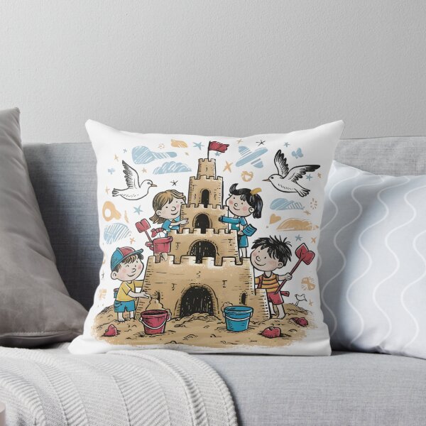 Item preview, Joyful Sandcastle Building Adventure designed and sold by mood-draftsman.