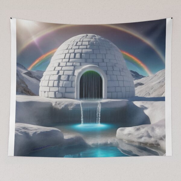 Item preview, Dream Igloo on the Moon designed and sold by Snuggleshark.