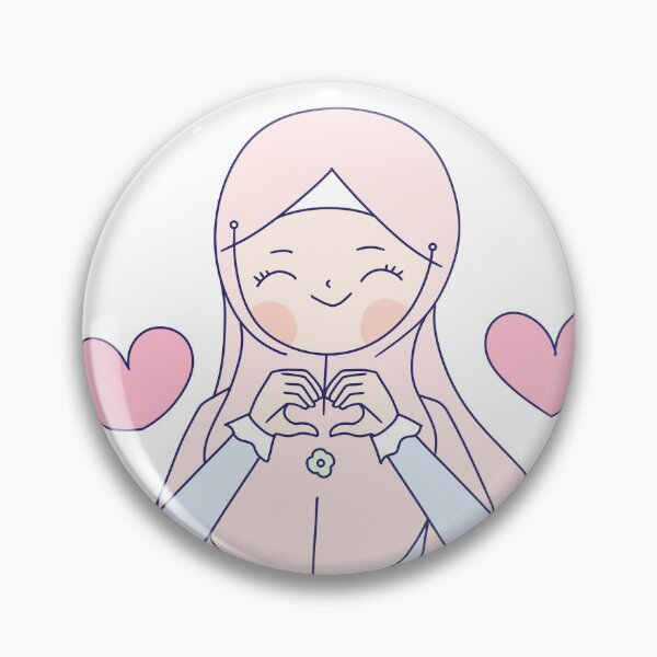 Item preview, hijab and pink heart designed and sold by shinoportogis.