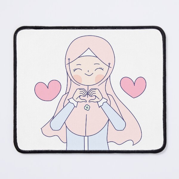 Item preview, hijab and pink heart designed and sold by shinoportogis.