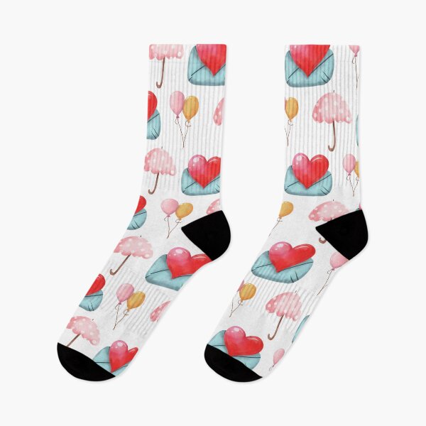 Item preview, Seamless pattern with hearts, umbrellas and balloons. designed and sold by Jayjaynaenae.