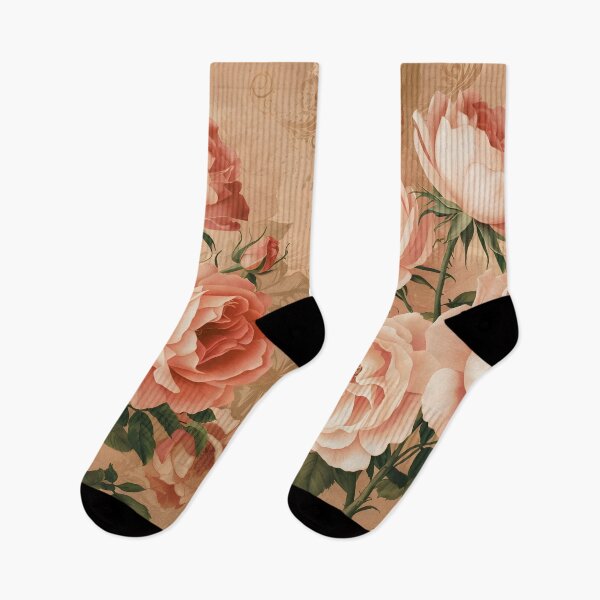 Artikelvorschau, Zartrosa Vintage-Rosen, Shabby Chic entworfen und verkauft von patterncrow.