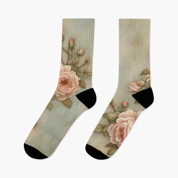 Item preview, Antique pink vintage roses, shabby chic scrapbooking designed and sold by patterncrow.