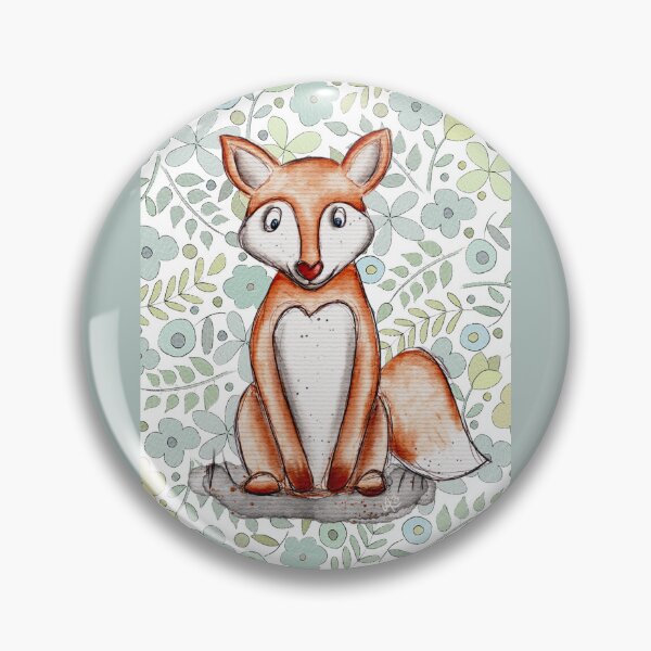 Item preview, Fox with abstract background, No. 2 designed and sold by kasperskonfetti.