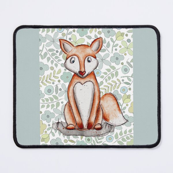 Item preview, Fox with abstract background, No. 2 designed and sold by kasperskonfetti.
